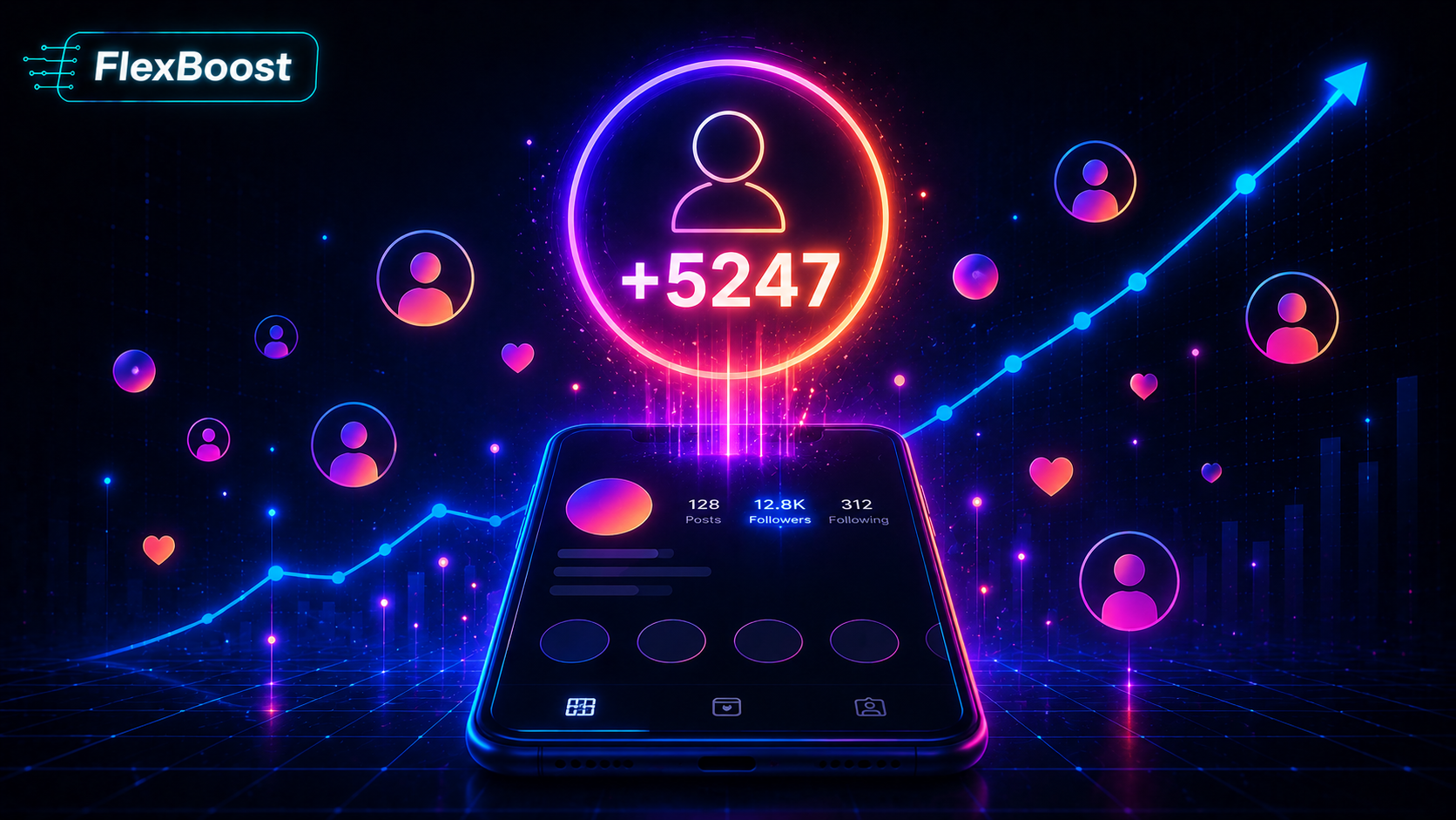 Накрутка подписчиков в Instagram — безопасно и качественно от 250 ₽ | FlexBoost