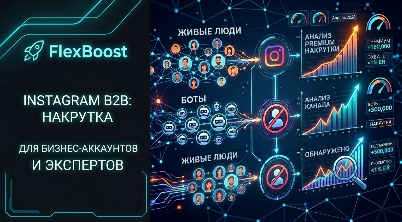 Instagram* B2B: Накрутка для бизнес-аккаунтов и экспертов — FlexBoost