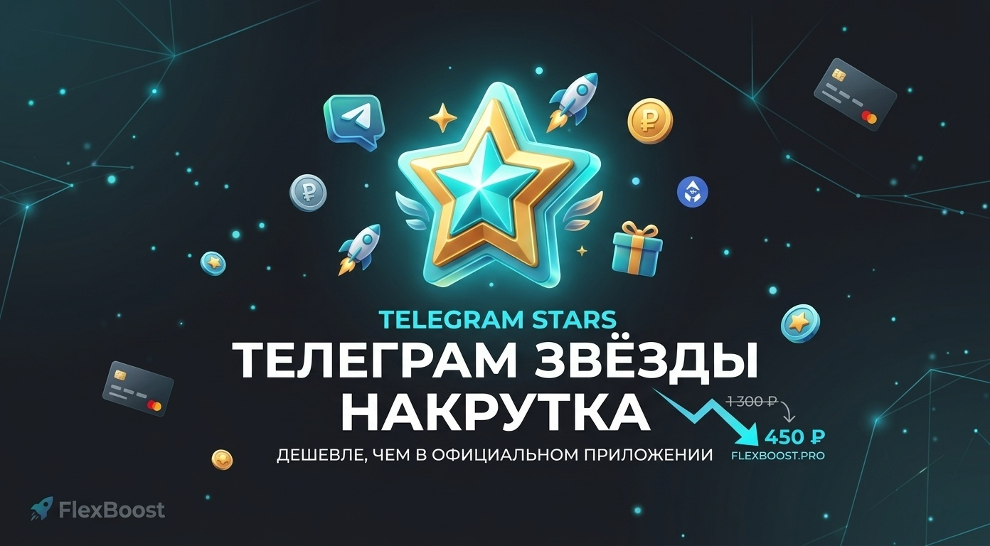 Накрутка Телеграм звезд (Stars) дешевле, чем в приложении: Купить Telegram Stars 2026