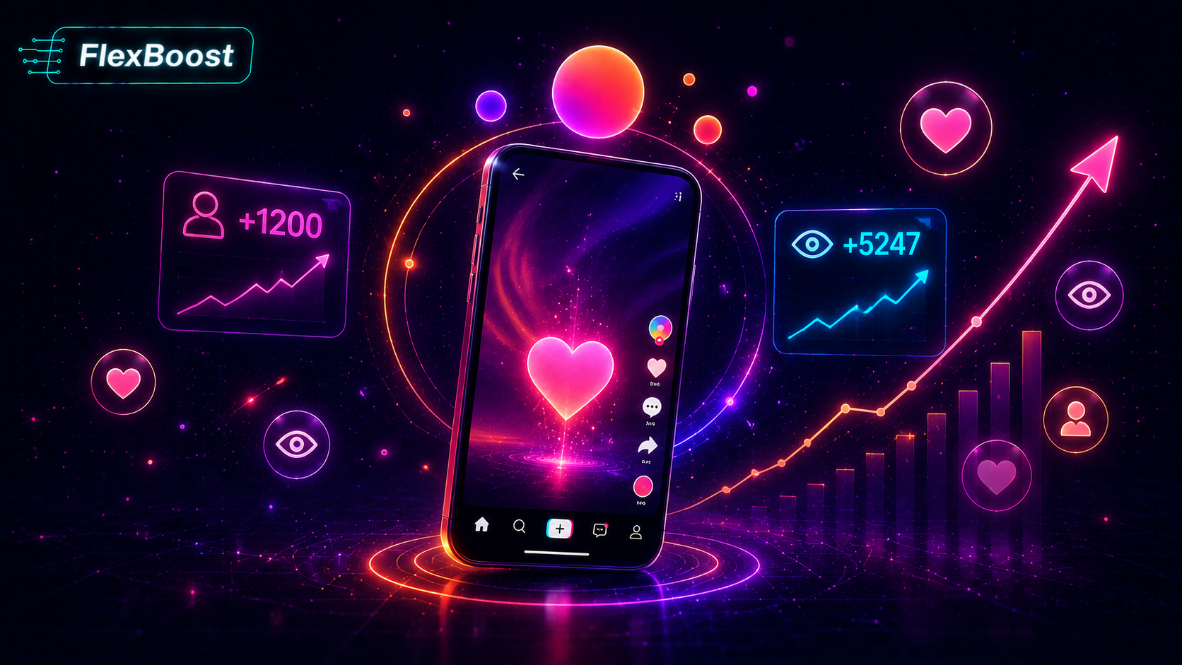 Likee 2026: продвижение, алгоритм и накрутка подписчиков, лайков, просмотров | FlexBoost