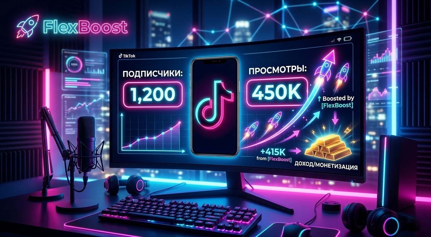 Тренды TikTok 2026: Почему просмотры важнее подписчиков и как залететь в рекомендации — FlexBoost