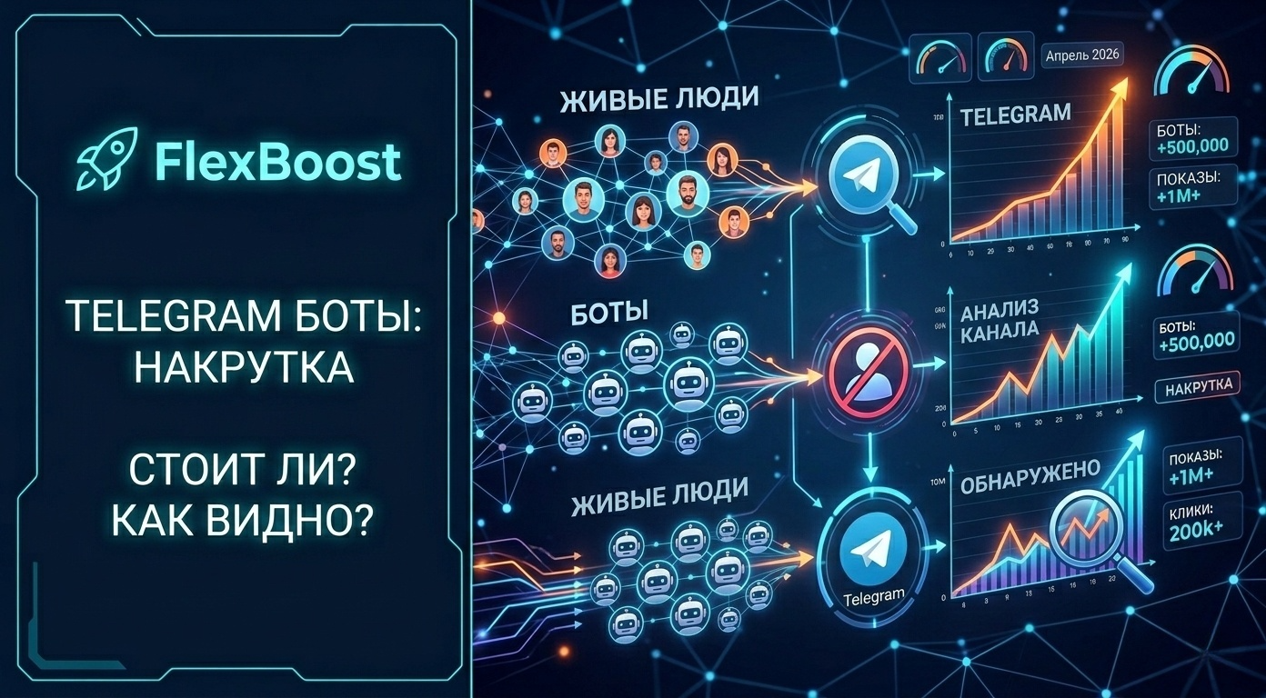 Telegram Боты: Стоит ли накручивать ботов в канал (и как это видно) — FlexBoost