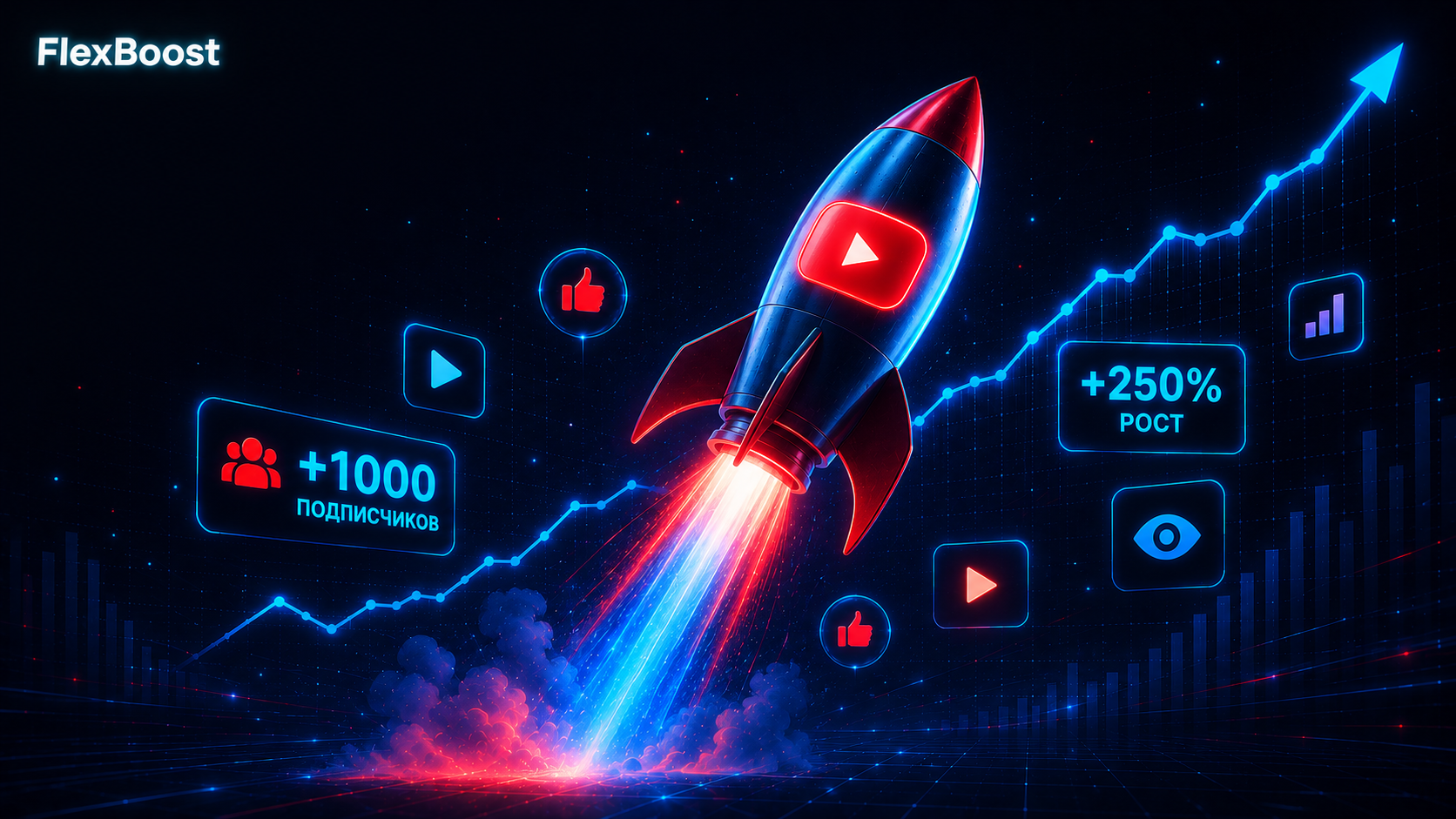 Как раскрутить YouTube канал с нуля в 2026 — полный пошаговый гид | FlexBoost