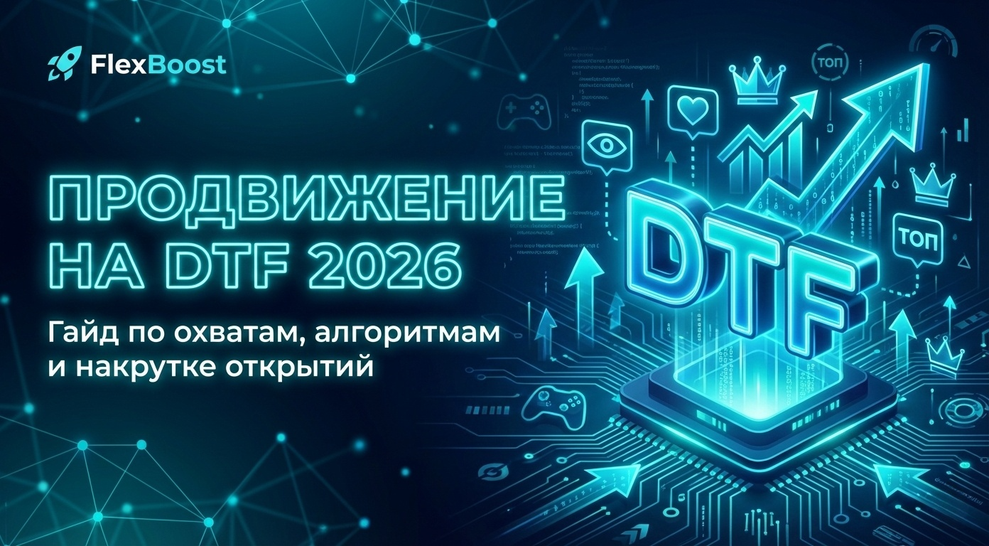Продвижение на DTF 2026: гайд по охватам, алгоритмам и накрутке открытий
